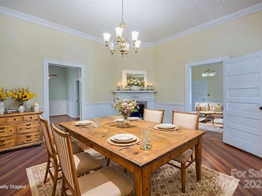 2086 Rion Road, Winnsboro, SC 29180.  MLS# CAR4309720, YatesRealty ID 10818. Virtually Staged Formal Dining Room