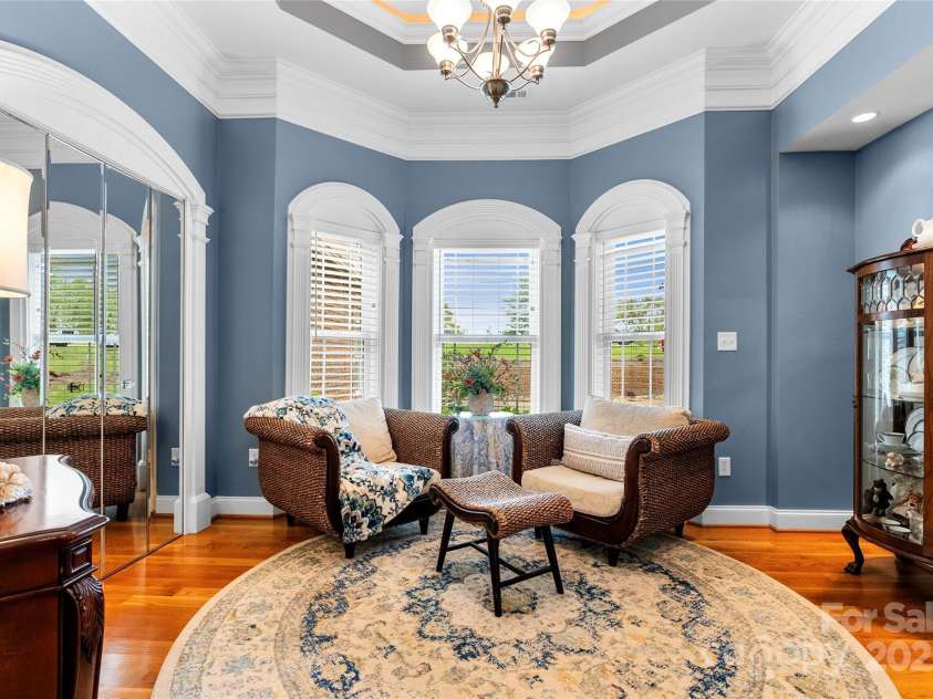 1201 Sunset Lane, Anderson, SC 29626.  MLS# CAR4224408, YatesRealty ID 1082. Elegant parlor with triple trey illuminated ceiling