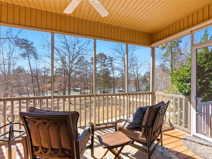 1201 Sunset Lane, Anderson, SC 29626.  MLS# CAR4224408, YatesRealty ID 1082. Private primary deck with serene water views