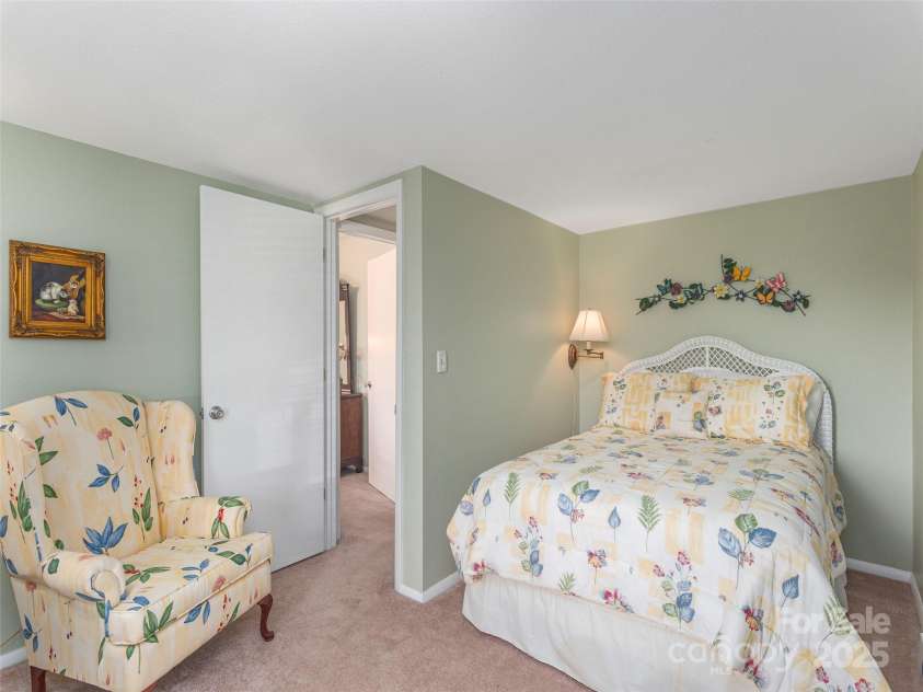 21 Flint Lane, Maggie Valley, NC 28751.  MLS# CAR4181508, YatesRealty ID 10824. Outside Entrance Lower Level Guest Bedroom 2