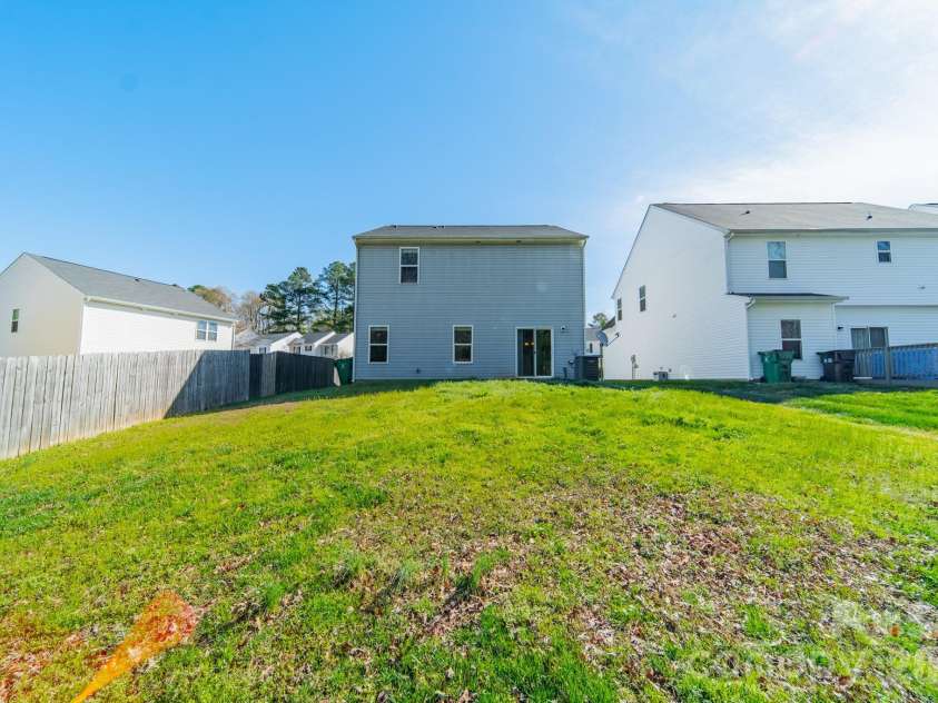 8315 Paw Valley Lane, Charlotte, NC 28214.  MLS# CAR4347450, YatesRealty ID 10828. Backyard