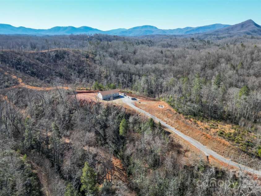 134 Sherman Drive, Old Fort, NC 28762.  MLS# CAR4225950, YatesRealty ID 1083. Winter view