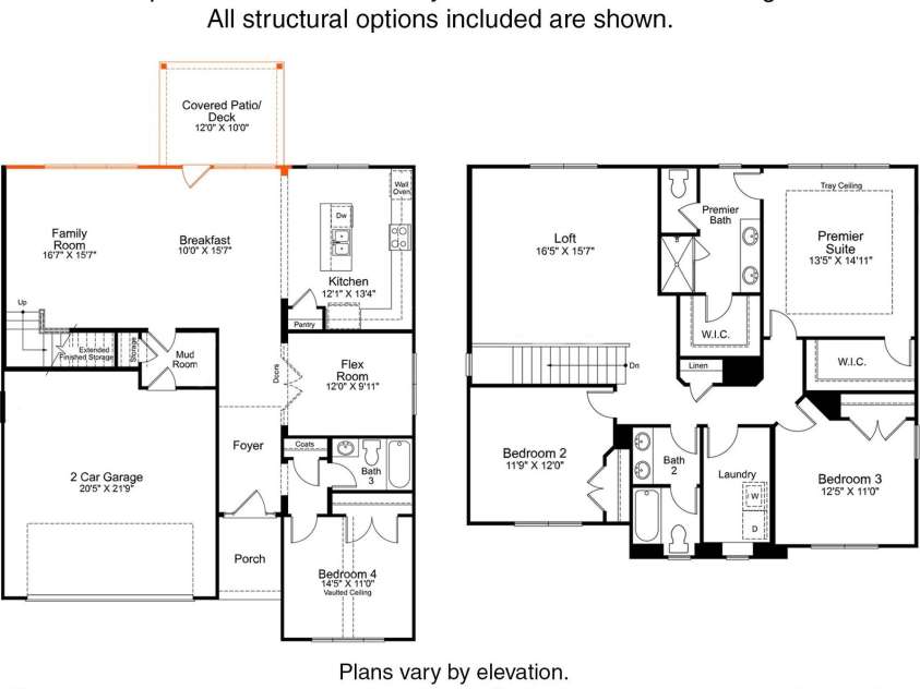 4607 Tulle Drive, Indian Trail, NC 28079.  MLS# CAR4297261, YatesRealty ID 10836. Floorplan