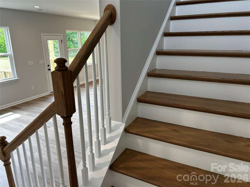 4607 Tulle Drive, Indian Trail, NC 28079.  MLS# CAR4297261, YatesRealty ID 10836. Stairs