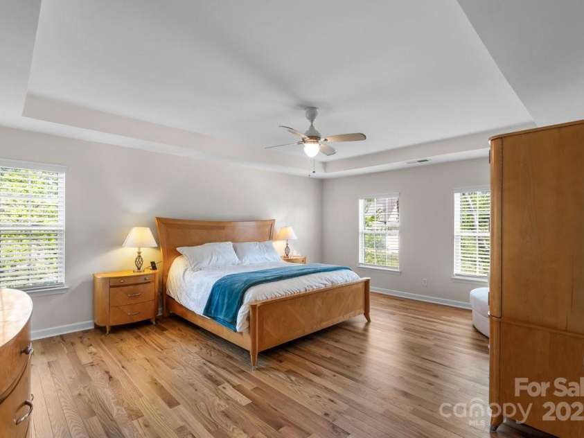 21907 Torrence Chapel Road, Cornelius, NC 28031.  MLS# CAR4248222, YatesRealty ID 10839. Primary bedroom