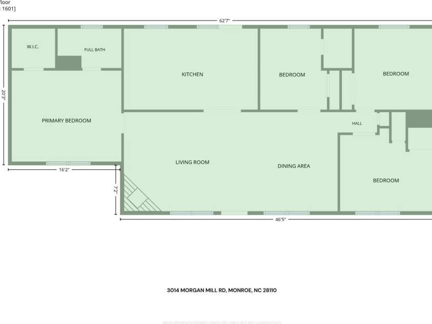 3014 Morgan Mill Road, Monroe, NC 28110.  MLS# CAR4420154, YatesRealty ID 10841. 