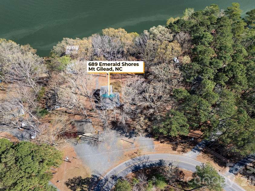689 Emerald Shores Road, Mount Gilead, NC 27306.  MLS# CAR4361296, YatesRealty ID 10843. 