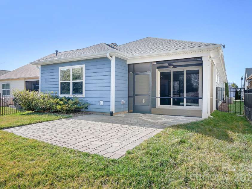 6296 Raven Rock Drive, Denver, NC 28037.  MLS# CAR4195709, YatesRealty ID 10844. Exterior Paver Patio and Fenced Back Yard