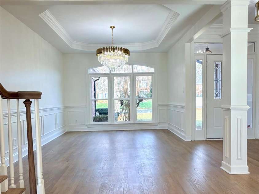 5125 Belicourt Drive, Charlotte, NC 28277.  MLS# CAR4331417, YatesRealty ID 10862. Dining Room