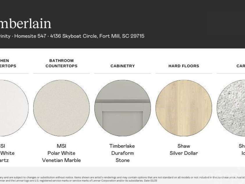 4136 Skyboat Circle, Fort Mill, SC 29715.  MLS# CAR4245672, YatesRealty ID 10866. Selections