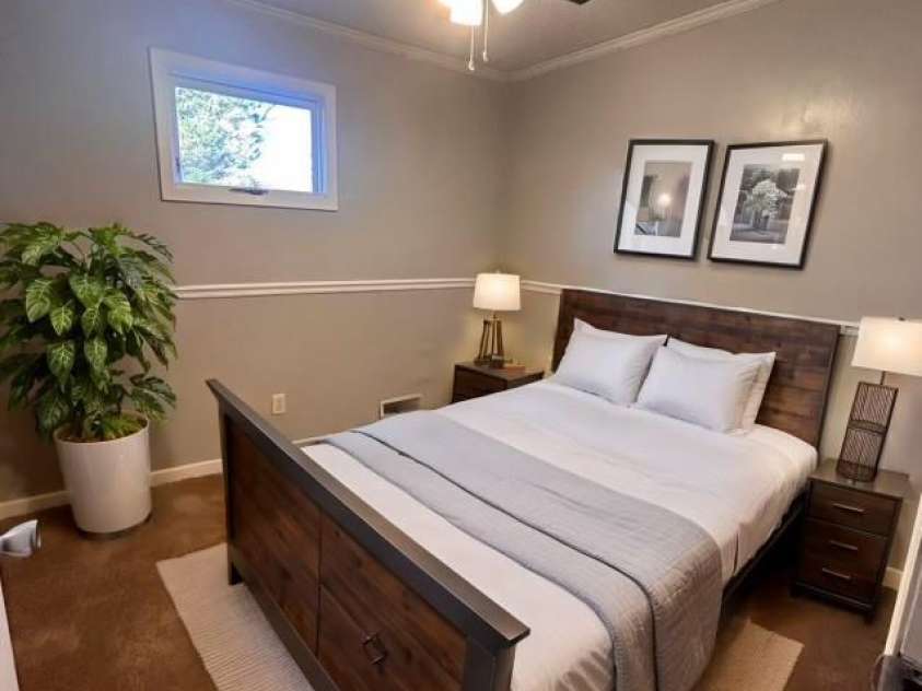 742 Aquadale Road, Albemarle, NC 28001.  MLS# CAR4223319, YatesRealty ID 10870. Bedroom 3 staged