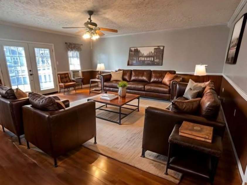 742 Aquadale Road, Albemarle, NC 28001.  MLS# CAR4223319, YatesRealty ID 10870. Family room staged