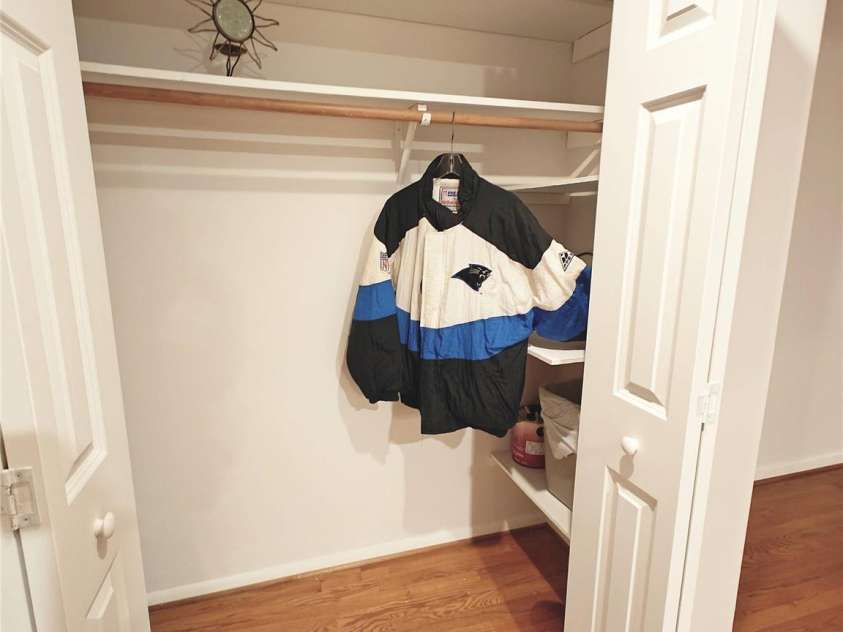 1323 Queens Road, Charlotte, NC 28207.  MLS# CAR4323169, YatesRealty ID 1088. Large Coat closet with side shelves