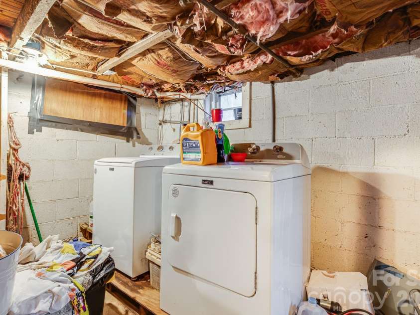 55 Heavenly Lane, Fairview, NC 28730.  MLS# CAR4341248, YatesRealty ID 10885. Basement