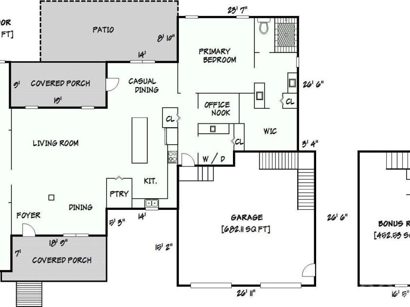 4850 Woodwinds Drive, Hickory, NC 28601.  MLS# CAR4354576, YatesRealty ID 10889. 