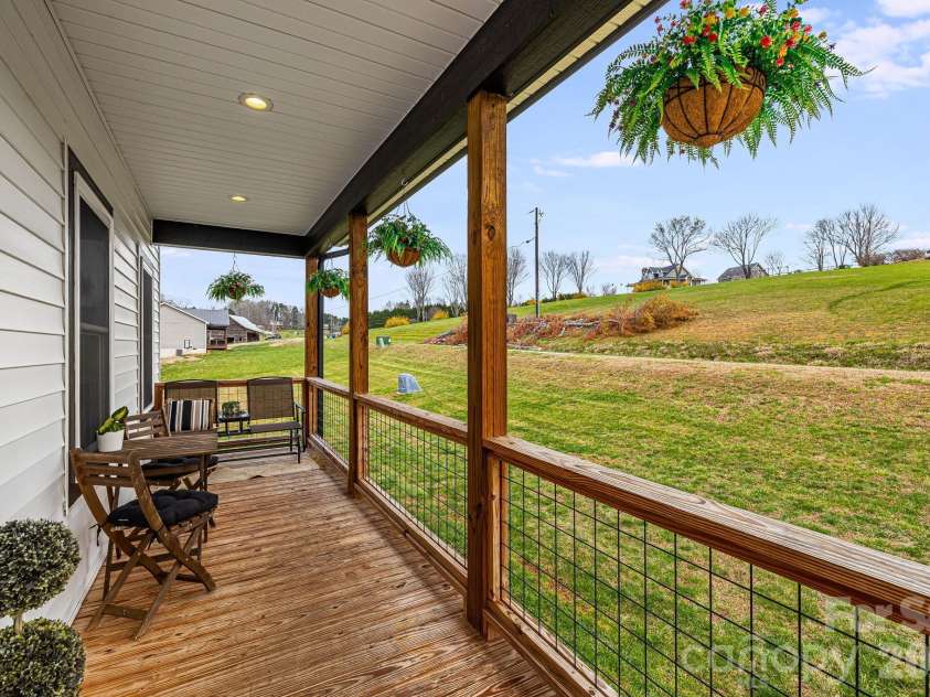 842 Old NC 20 Highway, Alexander, NC 28701.  MLS# CAR4353364, YatesRealty ID 10892. Covered Front Porch