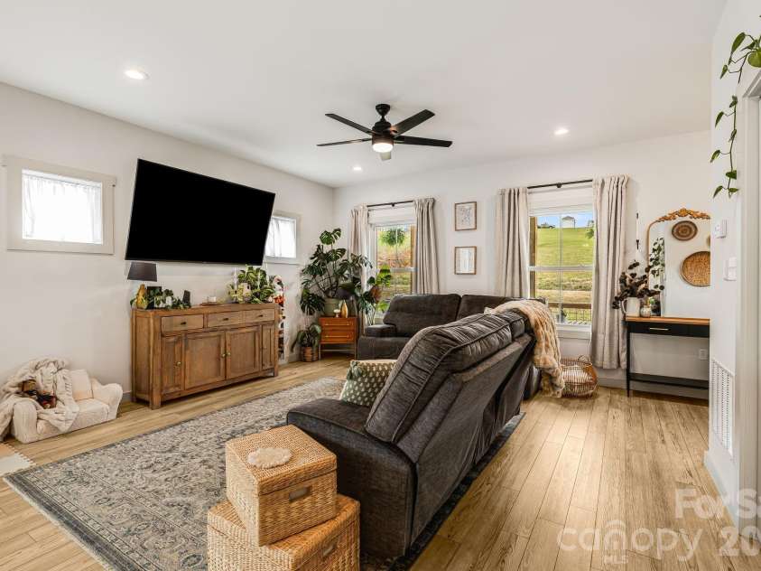 842 Old NC 20 Highway, Alexander, NC 28701.  MLS# CAR4353364, YatesRealty ID 10892. Living Room