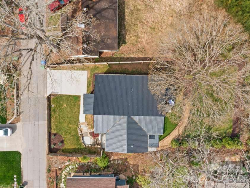 54 Howard Street, Asheville, NC 28806.  MLS# CAR4365542, YatesRealty ID 10903. Aerial 