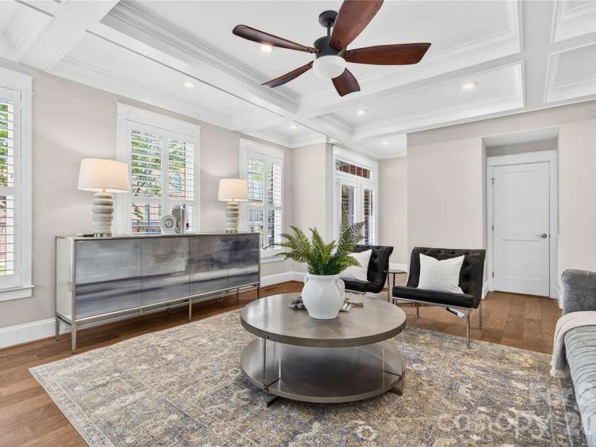 489 Main Street, Davidson, NC 28036.  MLS# CAR4366953, YatesRealty ID 10911. With Coffered Ceilings