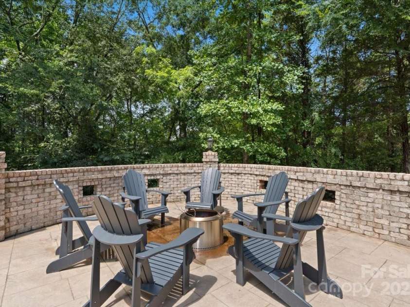 8516 Mcilwaine Road, Huntersville, NC 28078.  MLS# CAR4164588, YatesRealty ID 10913. Firepit