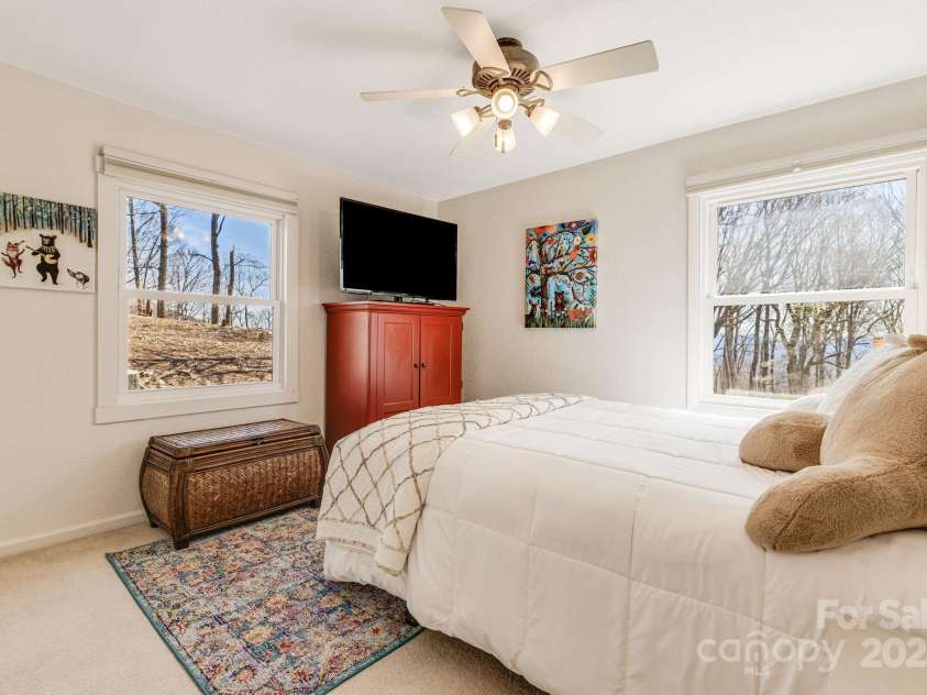 129 Finney Lane, Mars Hill, NC 28754.  MLS# CAR4243744, YatesRealty ID 10915. 3rd bedroom on 2nd level.