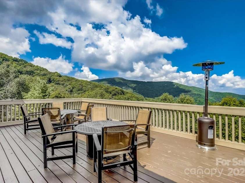 129 Finney Lane, Mars Hill, NC 28754.  MLS# CAR4243744, YatesRealty ID 10915. Wolf Laurel Country Club Outdoor Dining.