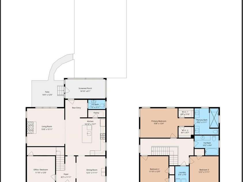 3437 Draper Avenue, Charlotte, NC 28205.  MLS# CAR4364902, YatesRealty ID 10915. Floorplan
