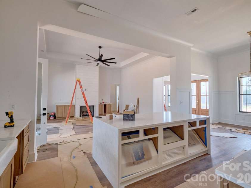5104 Lowie Lane, Gastonia, NC 28056.  MLS# CAR4327132, YatesRealty ID 10932. Kitchen to great room