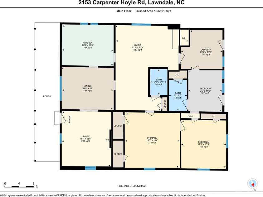 2153 Carpenter Hoyle Road, Lawndale, NC 28090.  MLS# CAR4243731, YatesRealty ID 10936. 