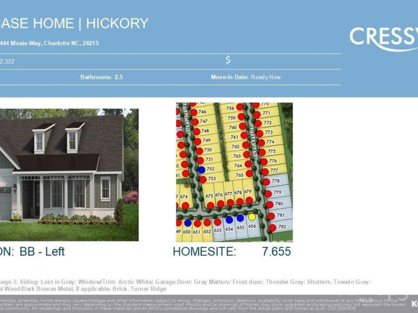 4444 Moxie Way, Charlotte, NC 28215.  MLS# CAR4255167, YatesRealty ID 10948. 