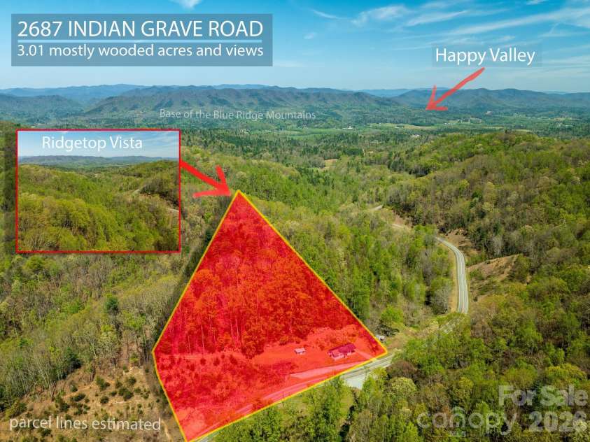 2687 Indian Grave Road, Lenoir, NC 28645.  MLS# CAR4368429, YatesRealty ID 10954. 