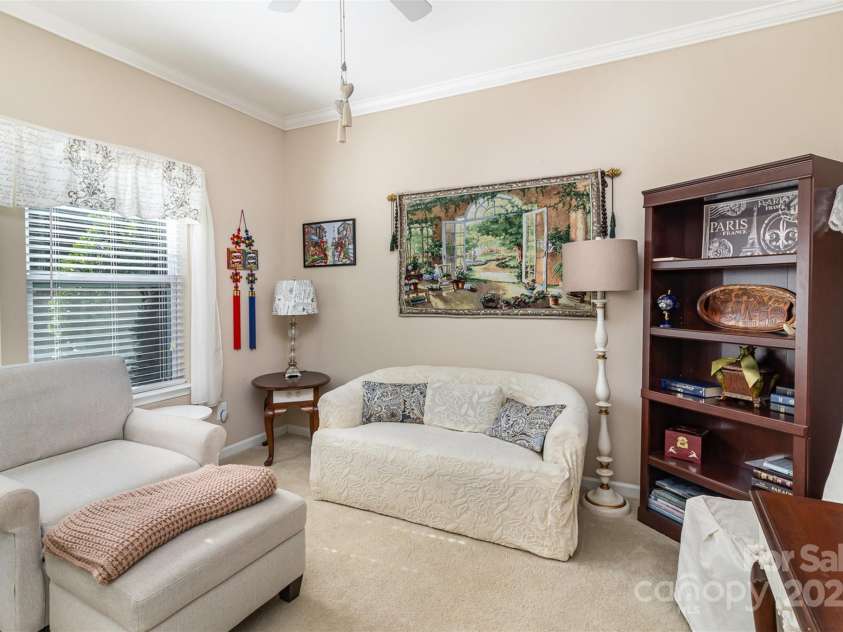 116 Water Ski Drive, Statesville, NC 28677.  MLS# CAR4239972, YatesRealty ID 10957. Bedroom 3 is staged as a sitting room.