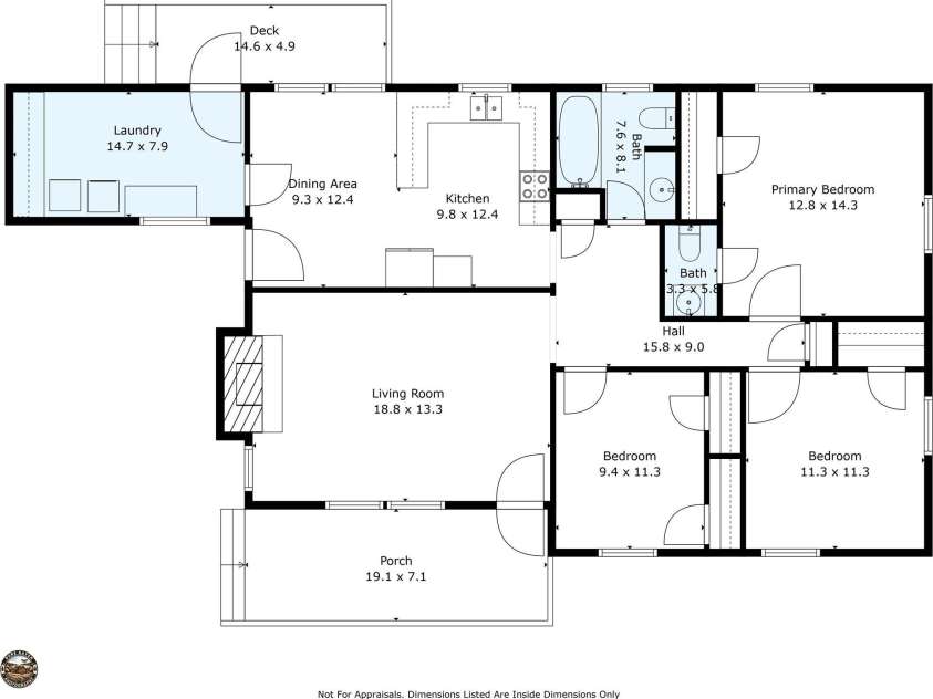 501 Weaver Street, Cherryville, NC 28021.  MLS# CAR4287583, YatesRealty ID 1096. Measurements