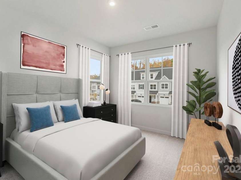 9413 Munsing Drive, Charlotte, NC 28269.  MLS# CAR4319098, YatesRealty ID 1096. Secondary Bedroom on 2nd level - Virtual staging