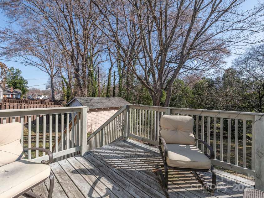 707 Oakshade Avenue, Kannapolis, NC 28083.  MLS# CAR4233464, YatesRealty ID 10971. Back Porch