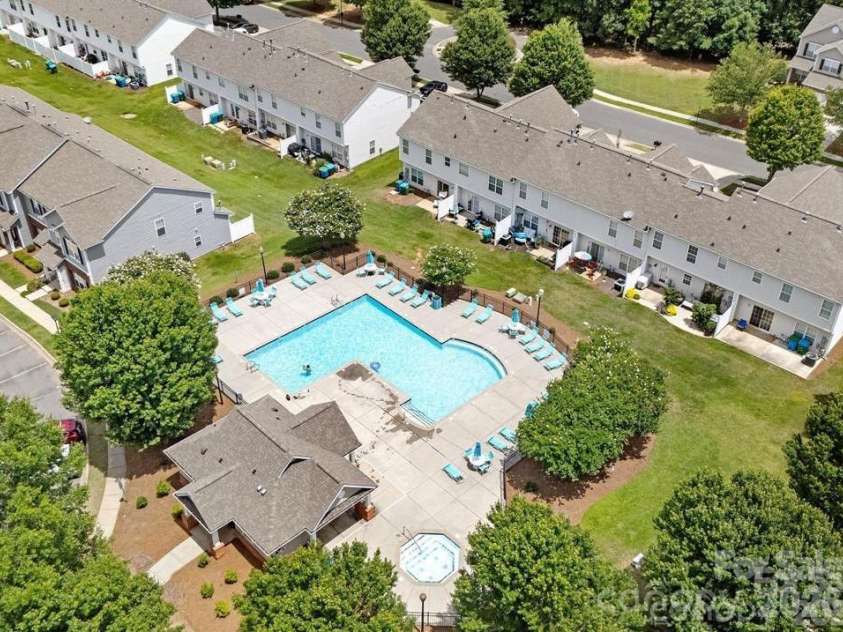 11743 Stockdale Court, Pineville, NC 28134.  MLS# CAR4301093, YatesRealty ID 10979. Community pool at Carolina Crossing