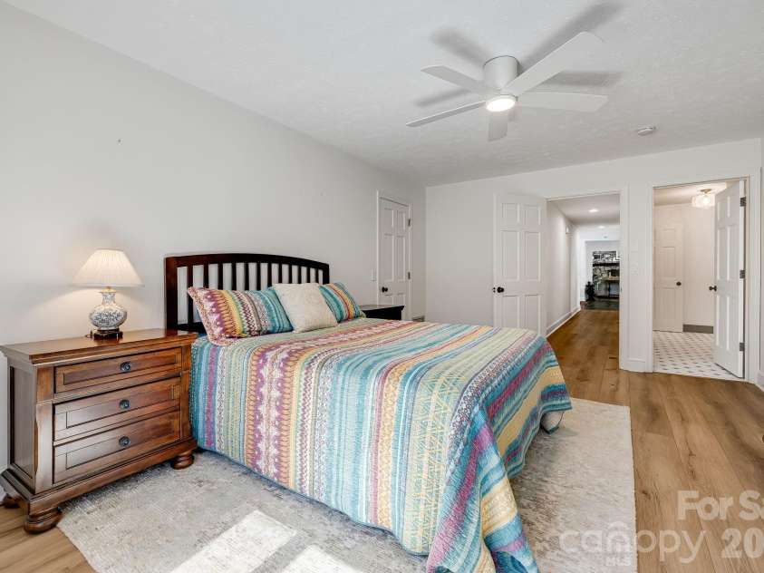 254 Orchard Circle, Laurel Park, NC 28739.  MLS# CAR4363320, YatesRealty ID 10980. Second bedroom with attached bathroom