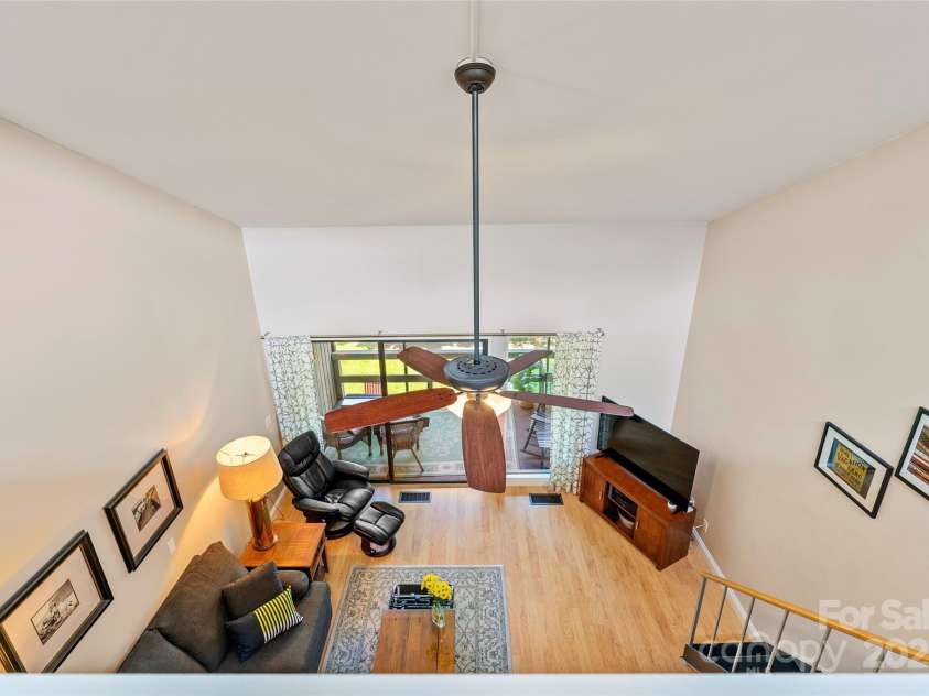 5 Lakemoor Lane, Hendersonville, NC 28739.  MLS# CAR4253352, YatesRealty ID 10990. Loft View