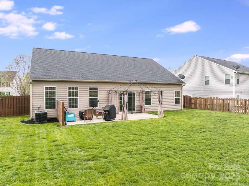 2077 Taney Way, Fort Mill, SC 29707.  MLS# CAR4246046, YatesRealty ID 11002. Backyard