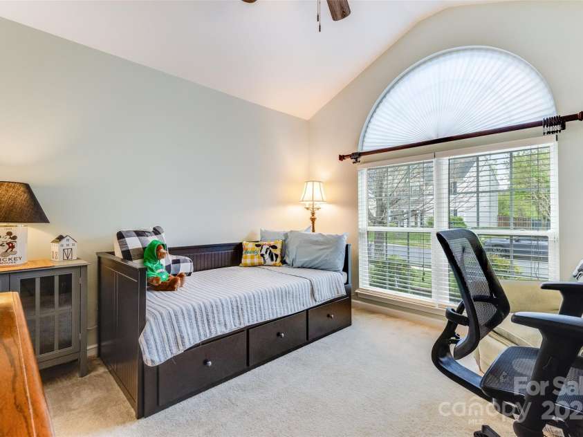 2077 Taney Way, Fort Mill, SC 29707.  MLS# CAR4246046, YatesRealty ID 11002. Bedroom at front of home.