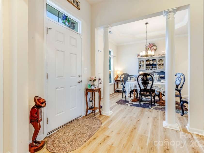 2077 Taney Way, Fort Mill, SC 29707.  MLS# CAR4246046, YatesRealty ID 11002. Looking into dining room