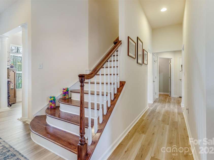 2077 Taney Way, Fort Mill, SC 29707.  MLS# CAR4246046, YatesRealty ID 11002. Stair to 4th bedroom/bonus/gameroom