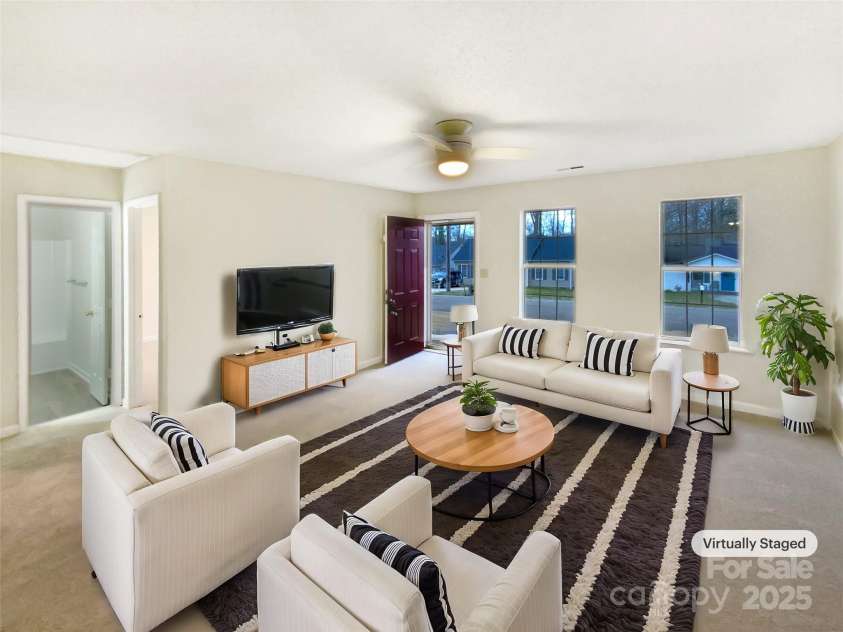 1313 Ridgewood Drive, Concord, NC 28027.  MLS# CAR4235349, YatesRealty ID 11008. Staged Photo