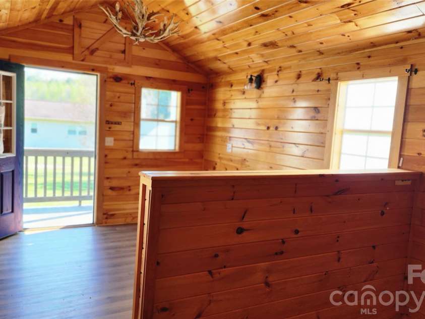 431 Ashworth Circle, Marion, NC 28752.  MLS# CAR4368677, YatesRealty ID 11008. Interior of detached outbuilding