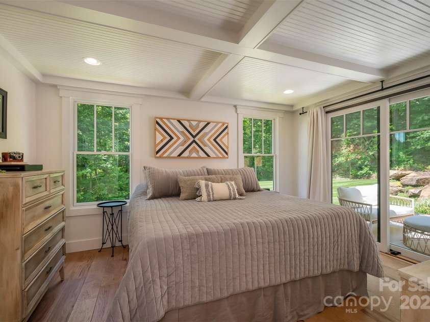 54 Holland Drive, Columbus, NC 28722.  MLS# CAR4309470, YatesRealty ID 11010. Primary bedroom on main level