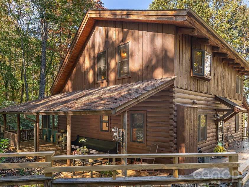 102 and 104 Carriage Drive, Fairview, NC 28730.  MLS# CAR4354693, YatesRealty ID 11013. Idyllic WNC Home and Setting with MOUNTAIN VIEWS!