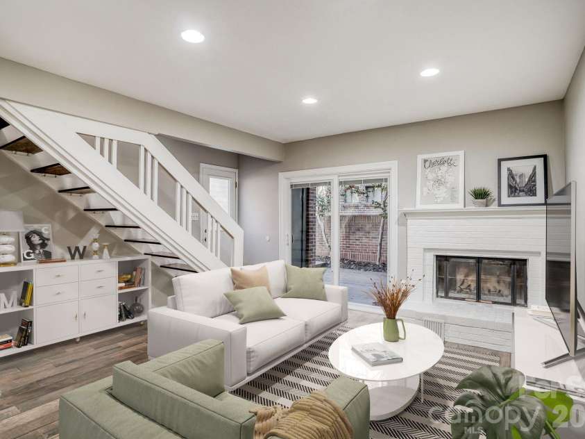 417 Church Street, Charlotte, NC 28202.  MLS# CAR4358979, YatesRealty ID 11027. Virtually Staged 