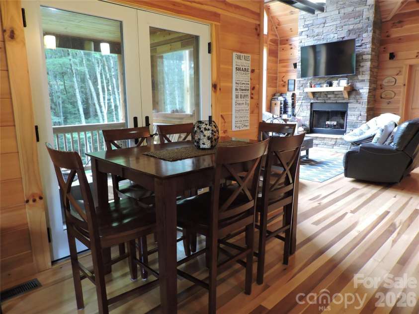 103 Chucks Lane, Bakersville, NC 28705.  MLS# CAR4364446, YatesRealty ID 11028. Dining Room