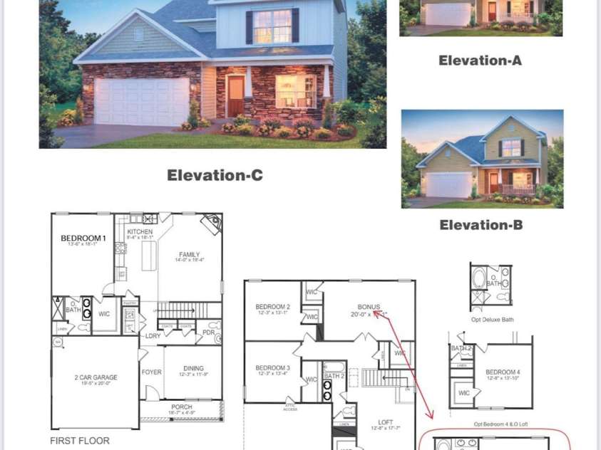 207 Giant Oak Avenue, Statesville, NC 28677.  MLS# CAR4254329, YatesRealty ID 11032. This home is an elevation B with 2nd owners suite