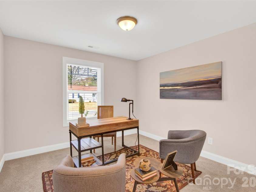 2833 Southwest Boulevard, Charlotte, NC 28216.  MLS# CAR4349189, YatesRealty ID 11042. 1st floor bedroom / home office 